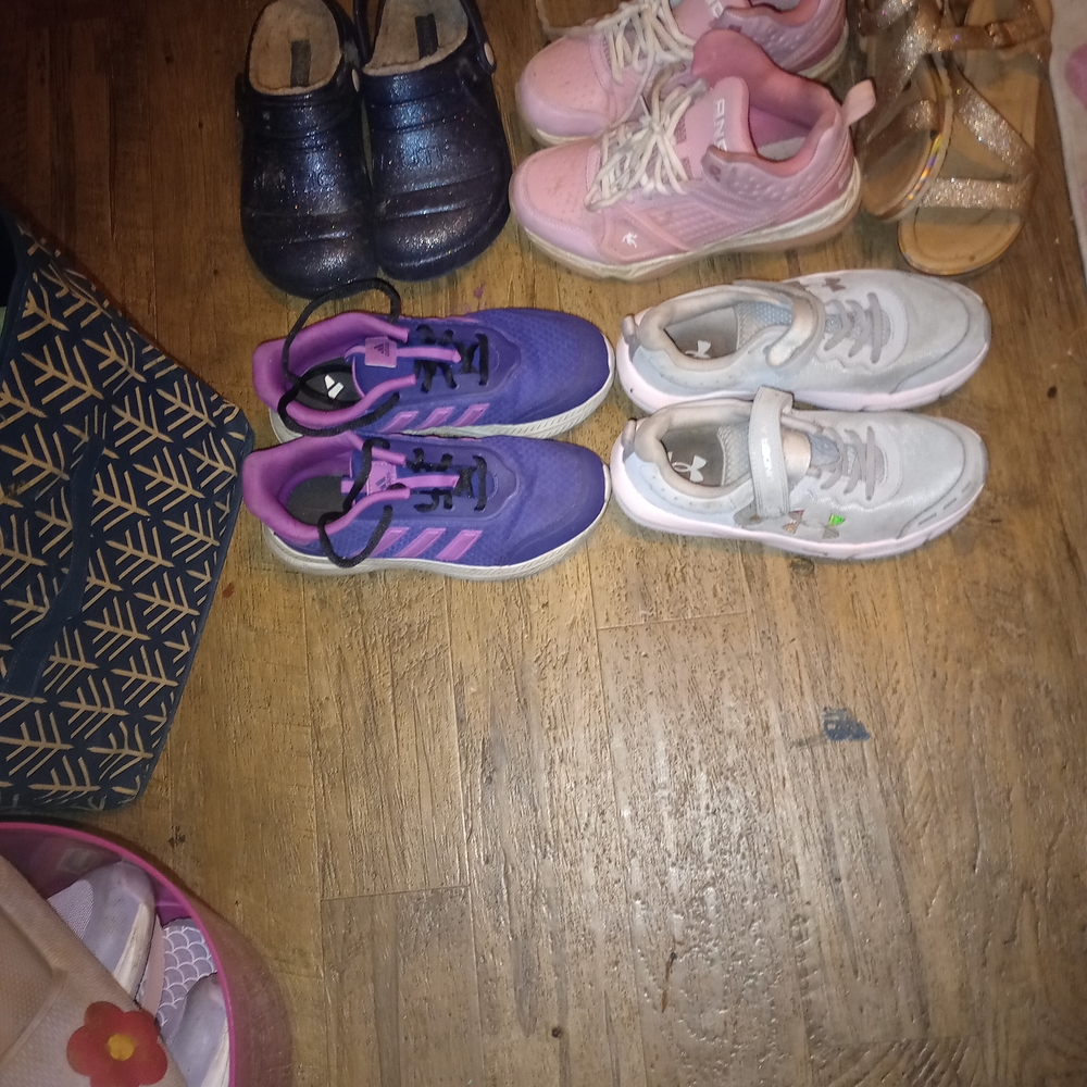 Vibrant Kids Sneakers in Purple and Pink